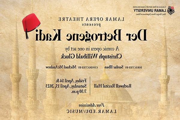 十大电子游艺网站排行 Opera Theatre to present “Der Betrogene Kadi”